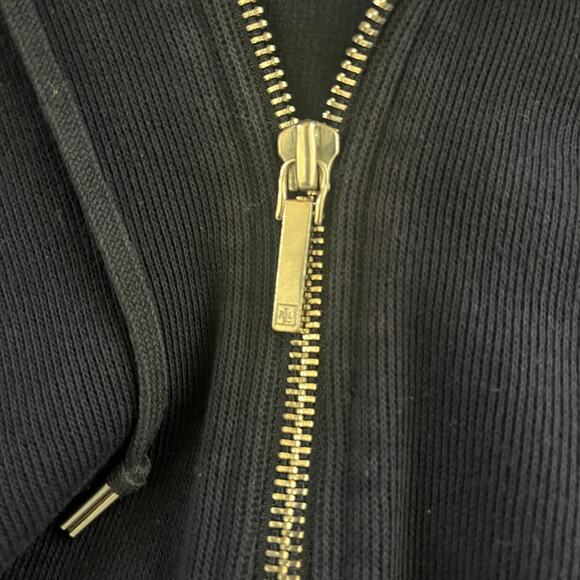 Lauren Ralph Lauren Zip Pockets Full Zip Hoodie Jacket Navy - Picture 4 of 5